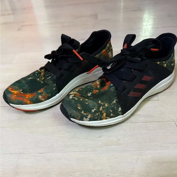 Adidas Sneakers - Black, Green, and Orange - Picture 3 of 7